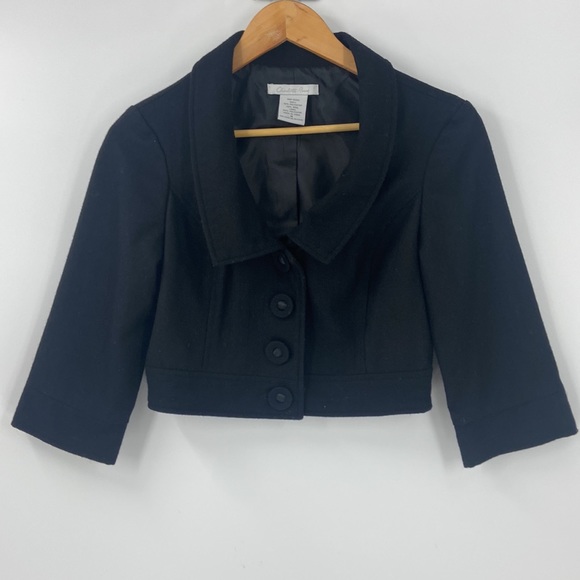 Charlotte Russe black crop style black jacket - Picture 1 of 11